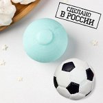 Силиконовая форма «Футбольный мяч 3D», d=4,1 см, цвет бирюзовый