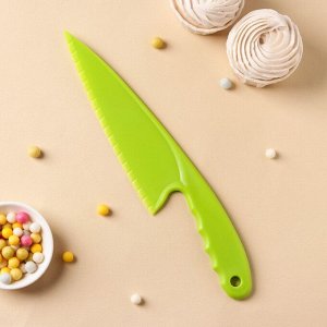 Нож для торта Доляна, 28,5х6 см, цвет МИКС