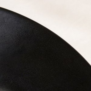 Тарелка для подачи "Гнездо", матово-чёрный, диаметр 25.5 см