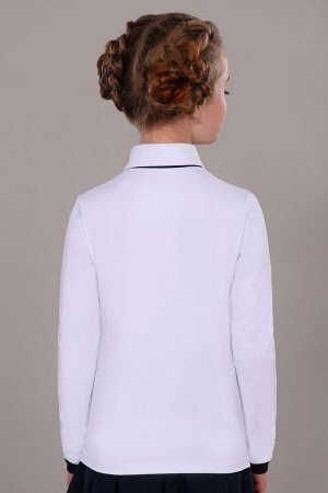Блузка для девочки "Глория" Арт. 13264 (белый)