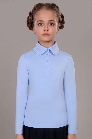 Блузка для девочки "Людмила" Арт. 13262 (светло-голубой)