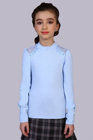 Блузка для девочки "Алена" арт. 13143 (светло-голубой)