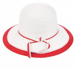Шляпа Состав:  capron, polyester
Ширина поля:  8,5 см.
Диаметр шляпы:  32 см.
Высота тульи:  10 см.
Аксессуар:  лента из тесьмы.
Детали:  моделируемое поле