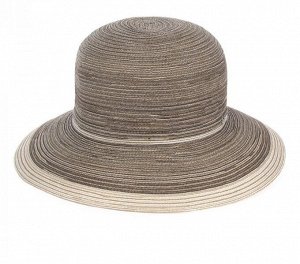 Шляпа Состав:  capron, polyester
Ширина поля:  8,5 см.
Диаметр шляпы:  32 см.
Высота тульи:  10 см.
Аксессуар:  лента из тесьмы.
Детали:  моделируемое поле