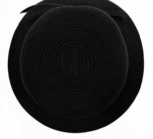 Шляпа Состав:  capron, polyester
Ширина поля:  7 см.
Диаметр шляпы:  28 см.
Высота тульи:  10 см.
Аксессуар:  лента в тон.
Детали:  моделируемое поле