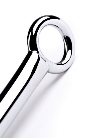 Крюк анальный с шаром TOYFA Metal, металл, серебряный, 37 см