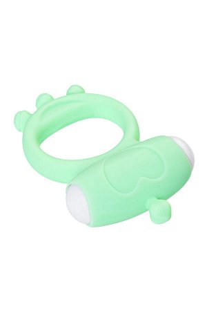 Виброкольцо на пенис A-Toys by TOYFA Fowd, силикон, зеленое, ? 2,6 см