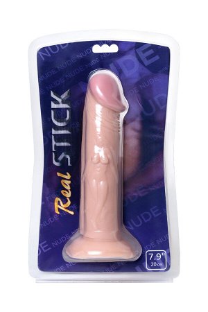 Реалистичный фаллоимитатор TOYFA RealStick Nude, PVC, телесный, 23 см