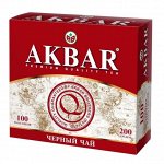 Чай АКБАР КЛАССИЧЕСКАЯ СЕРИЯ черн.байх.цейлон. 100пак*2г