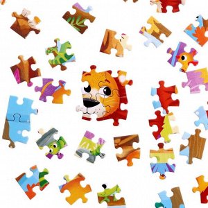 Puzzle Time Пазл детский «В мире зверей №2», 54 элемента