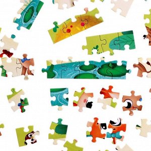 Puzzle Time Пазл детский «В мире зверей №3», 54 элемента