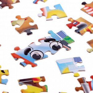 Puzzle Time Пазл детский «Машины на стройке», 54 элемента