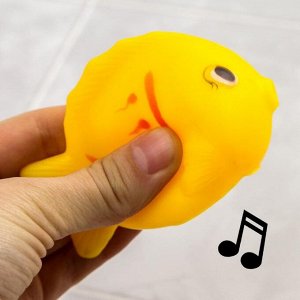 Резиновая игрушка для игры в ванной «Чудо-рыбка», цвет МИКС