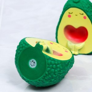 Набор резиновыx игрушек для игры в ванной «Авокадики», 2 шт., с пищалкой
