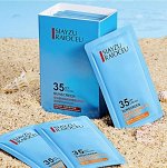 Водостойкий солнцезащитный крем в одноразовых пакетиках siayzu raioceu 35 spf cream sunscreen/ 2 г