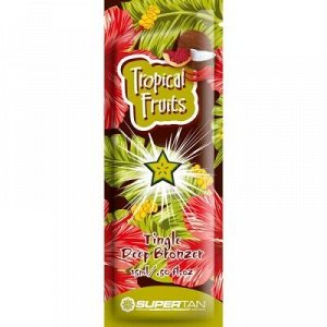 Super Tan Косметика д/загара TROPICAL FRUITS Разогревающий бронзатор с тинглом 15 мл