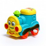 Игрушка заводная «Паровозик», цвета МИКС