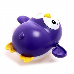 Игрушка заводная «Пингвин», водоплавающая, цвета МИКС