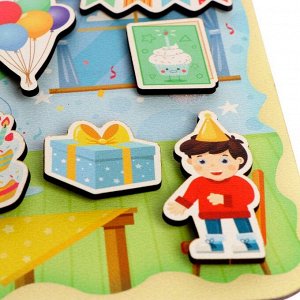 WoodLand Toys Сортер «Какая разница? Новый год и день рождения!»