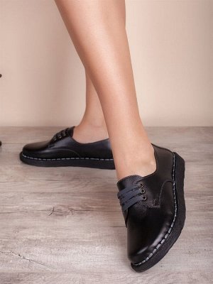 Топсайдеры/ Женские мега комфортые туфли из натуральной кожи (50105-01)