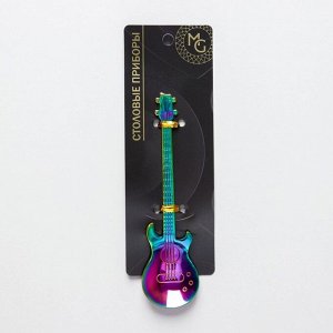 Ложка десертная Magistro «Гитара», 12?3,2 см, цвет хамелеон