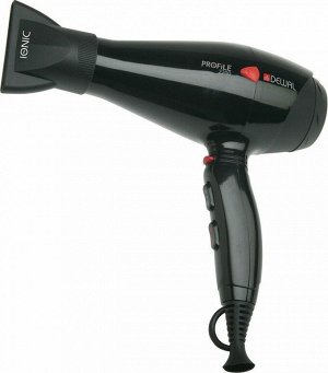 Dewal Профессиональный фен для волос / Profile 2200 03-120 Black, черный, 2200 Вт