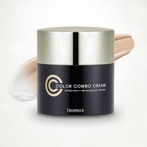 Deoproce СС крем с антивозрастным эффектом 5 в 1 / Color Combo Cream SPF49/PA++ №21, 40 мл