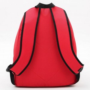Рюкзак молод "Минни", 42х31х15 см , отд на молнии, н/карман, красный, Минни Маус