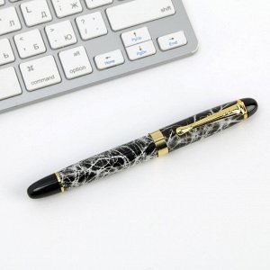 Ручка подарочная в футляре кожзам «Удачи во всем!», синяя паста 1.0 мм