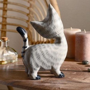 Вечный календарь «Кошечка», 15x22x6 см, дерево