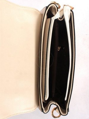 Сумка женская искусственная кожа YDR-3058,  1отд+карм/перег,  плечевой ремень,  бежевый 244313