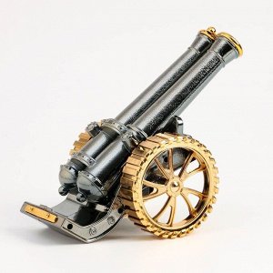 Будильник детский  "Пушка", дискретный ход, 23 х 17 х 12 см, d=6.5 см