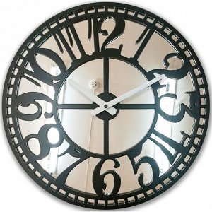 Настенные часы, серия: Интерьер, "Крон", дискретный ход, 41 х 41 х 1.5 см