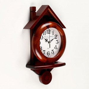 Настенные часы, серия: Маятник, "Минг", 46.5 х 30 х 8 см