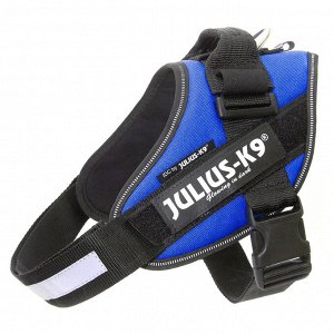 JULIUS-K9 шлейка для собак IDC®-Powerharness 0 (58-76см/ 14-25кг), синий