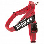 JULIUS-K9 шлейка для собак РемниColor &amp; Gray IDC® Mini-Mini (40-49см / 4-7кг), красный