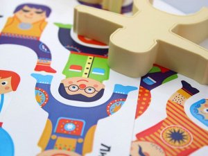 Настольная игра «Акробаты» серия Baby Toys Games 16 фигурок