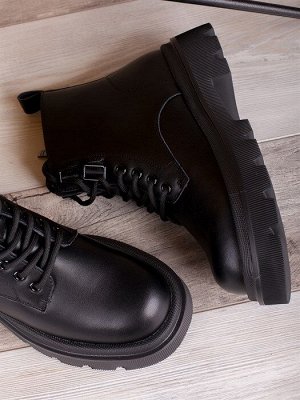 Гриндерсы/ Демисезонные Женские Ботинки G1550-1 Black