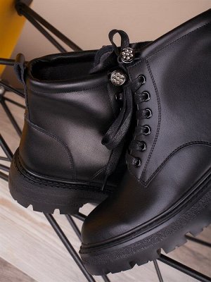 Гриндерсы/ Демисезонные Женские Ботинки C8995-1 Black