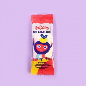 Маршмеллоу "Confectum Ice Mallow" с ароматом клубники и банана, 11 г