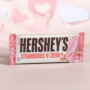 Шоколад Hershey`s  Strawberries N Creme 39г