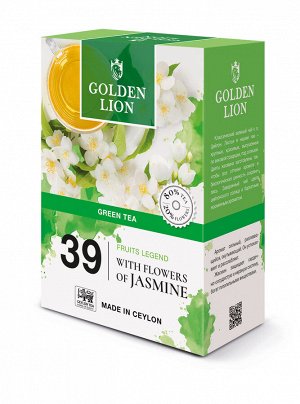 Чай зеленый GOLDEN LION "Фруктовая Легенда" с Цветочками Жасмина
