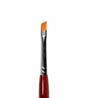 Кисть Roubloff GC6-06,0RN GC63R рыжая синтетика/ плоская 6/ ручка фигурная бордовая