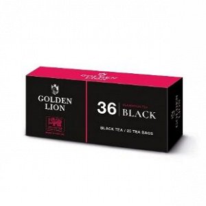 Чай черный GOLDEN LION 25пак*2гр