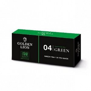 Чай зеленый GOLDEN LION 25пак*1,5гр