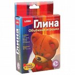 Игрушка объемная из глины &quot;Игрушечный мишка&quot;