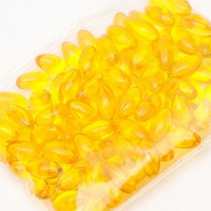 Набор витаминов Омега-3 льняное масло с витамином Е Vitamuno для взрослых, 100 капсул по 350 мг