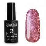 ГЕЛЬ-ЛАК СВЕТООТРАЖАЮЩИЙ GRATTOL COLOR GEL POLISH BRIGHT CRISTAL 04, 9 МЛ