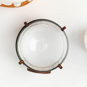 Свеча пасхальная в стакане ароматическая "Пасхальное яйцо", 10х9,5 см, 290 г, мята