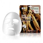 [3W CLINIC] Тканевая маска для лица КРАСНЫЙ ЖЕНЬШЕНЬ Fresh Red Ginseng Mask Sheet